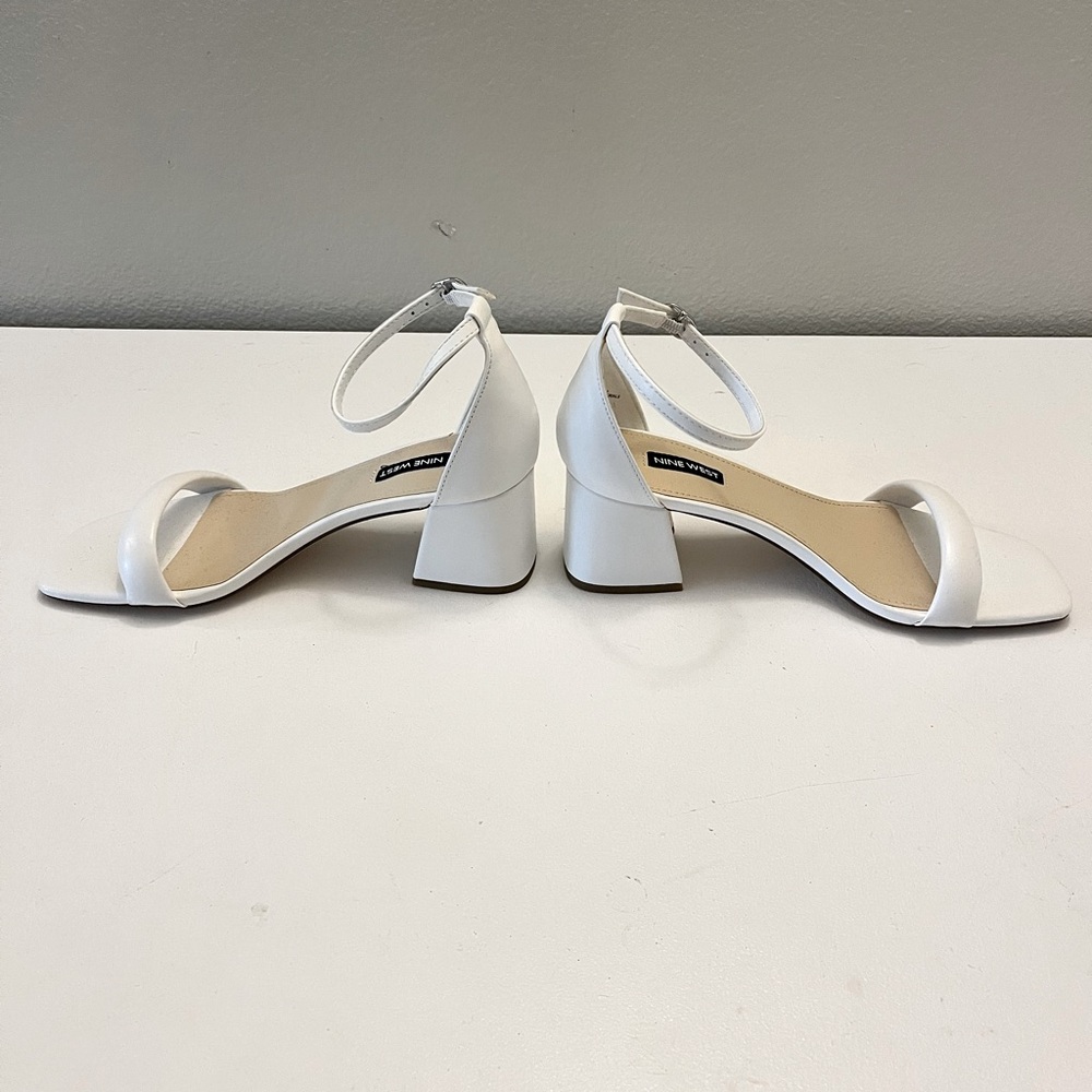 Nine West Square toe block heels
